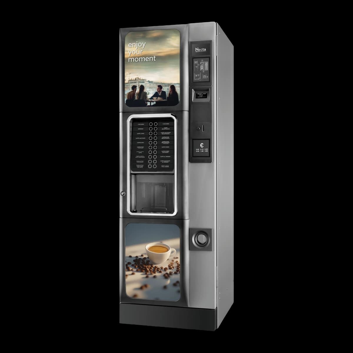 Кафе автомат Necta Barista 600 (Opera), нов, изглед отстрани