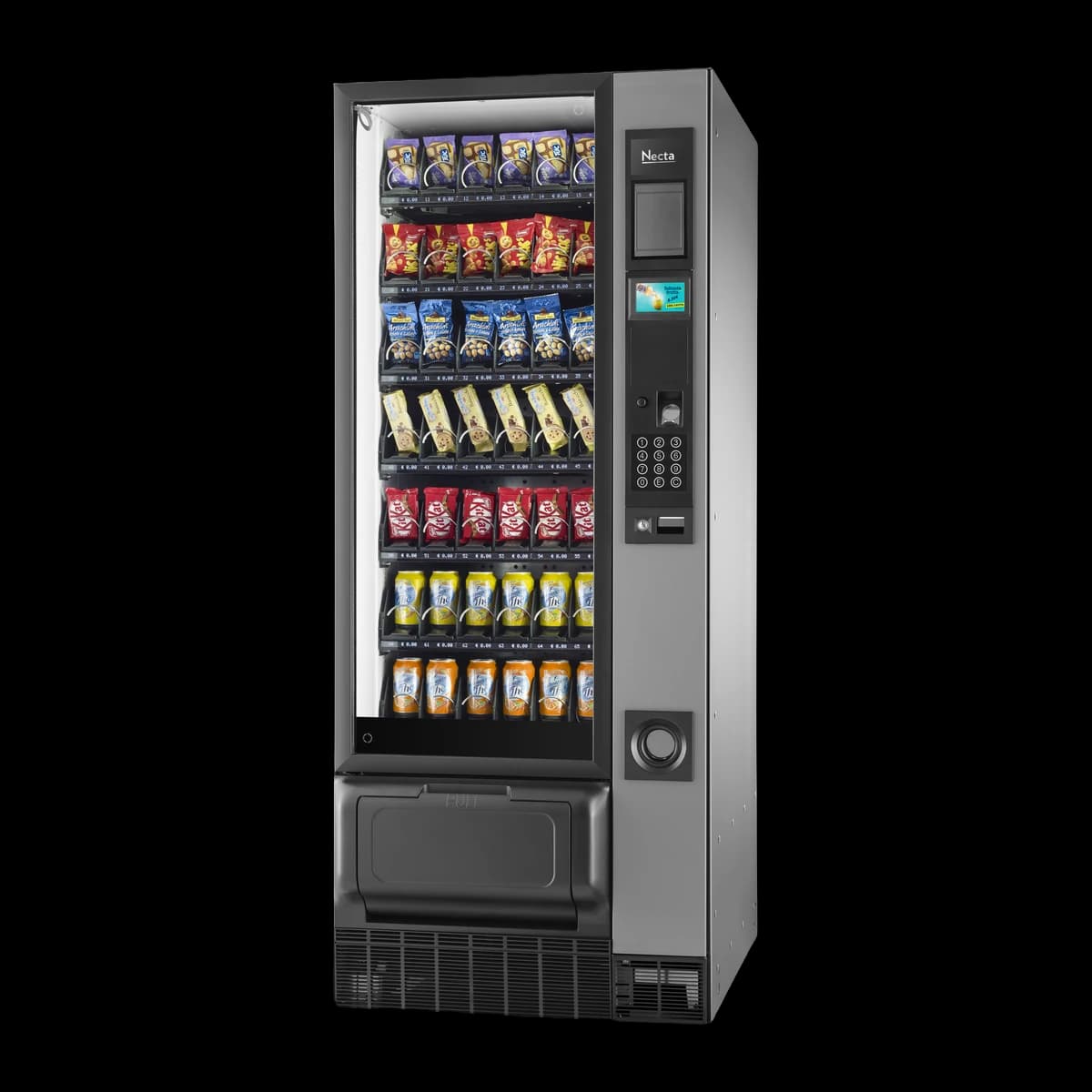 Снакс автомат Necta Gusto 6 L (Twist), нов, изглед отстрани