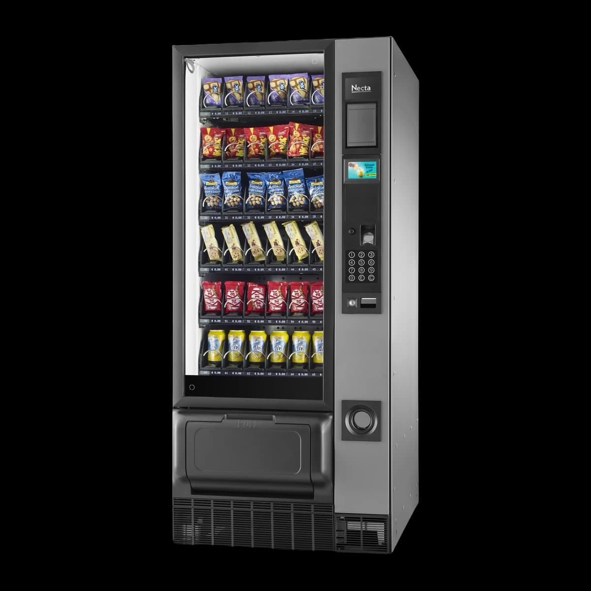 Снакс автомат Necta Gusto 6 M (Vivace), нов, изглед отстрани